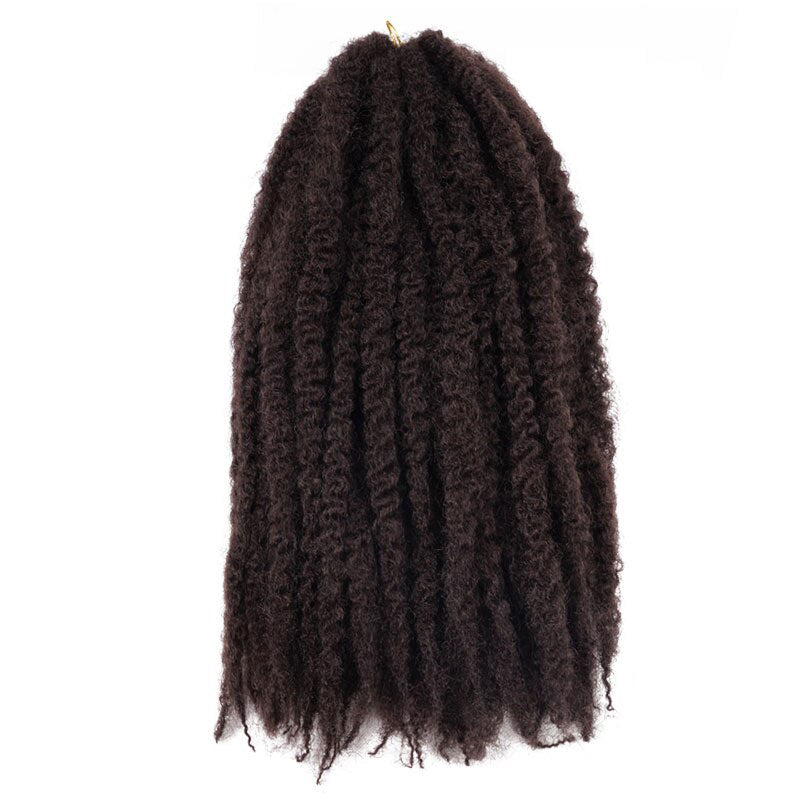 Marley Braids Crochet Hair | Pre-Looped Curly Braiding Hair for Natural Look & Easy Installation