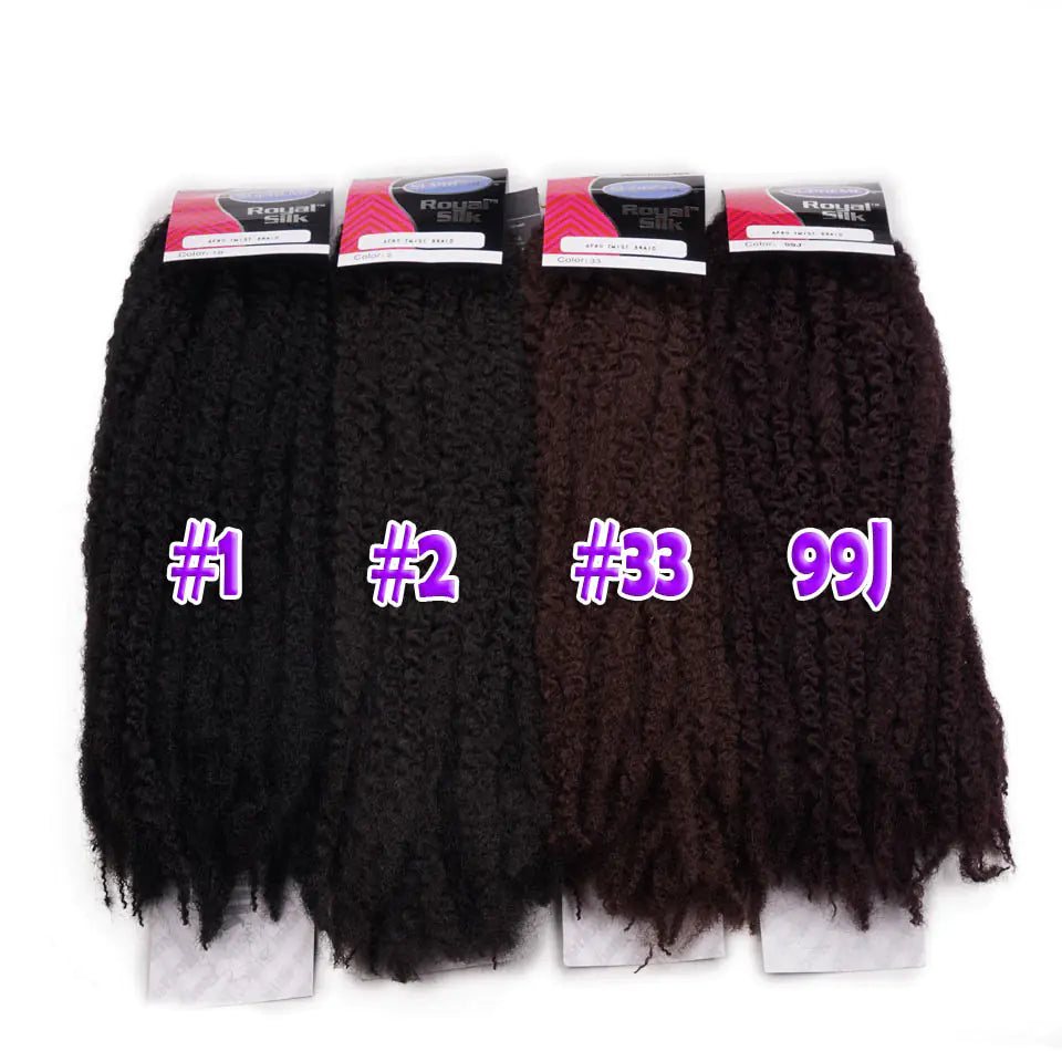 Marley Braids Crochet Hair | Pre-Looped Curly Braiding Hair for Natural Look & Easy Installation