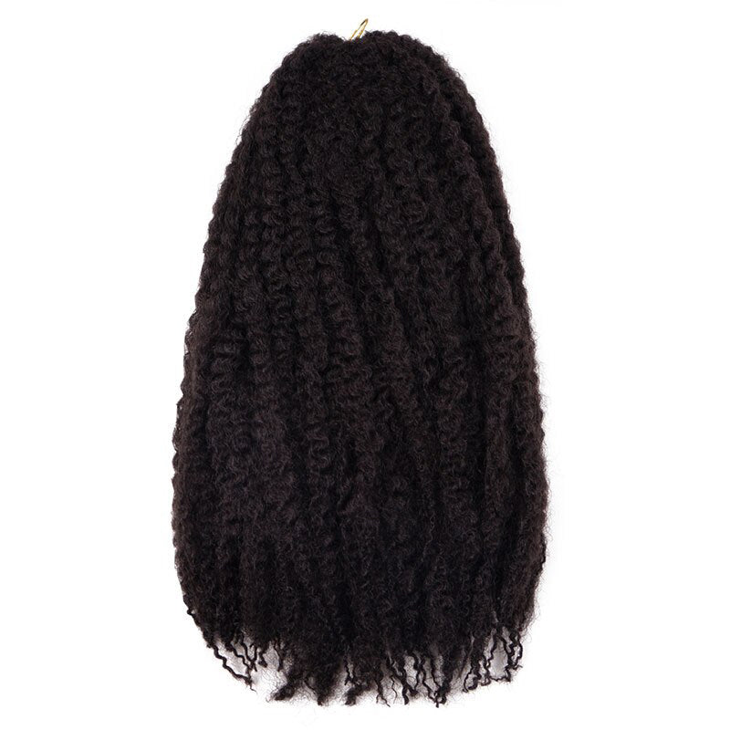 Marley Braids Crochet Hair | Pre-Looped Curly Braiding Hair for Natural Look & Easy Installation
