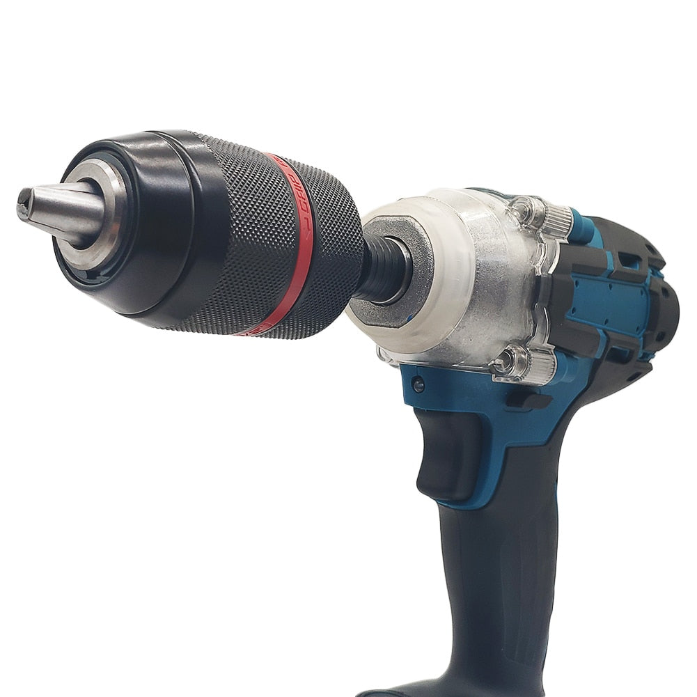 Metal Heavy Duty 1/2-20UNF 13mm Keyless Drill Chuck Hex Shank - enoughdream.com