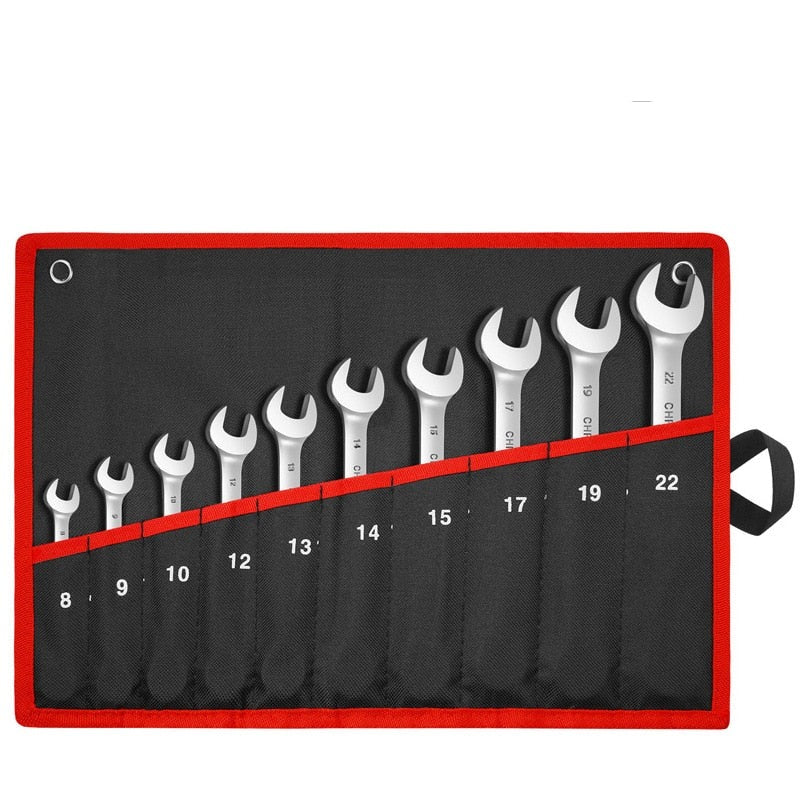 Flex Head Ratcheting Wrench Set,Combination Ended Spanner kits - enoughdream.com