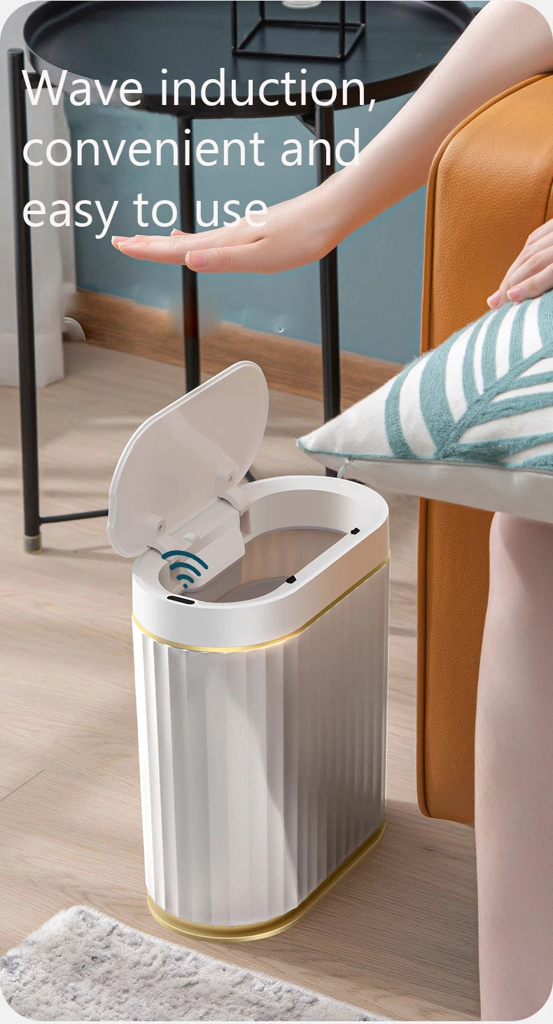 Smart Sensor Trash Can For Kitchen Garbage