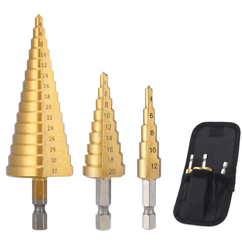 Titanium Coated Step Drill Metal Tool