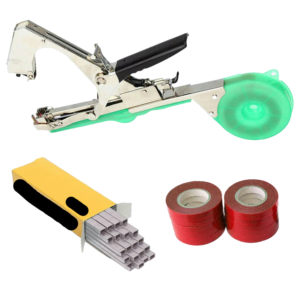 Tying Machine Plant Garden Plant Tapetool Tapener +10 Rolls