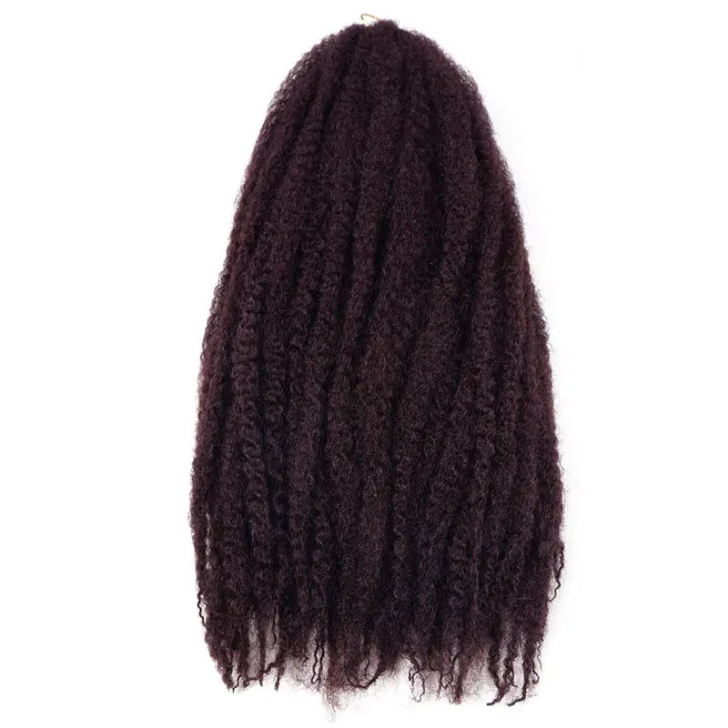 Marley Braids Crochet Hair | Pre-Looped Curly Braiding Hair for Natural Look & Easy Installation