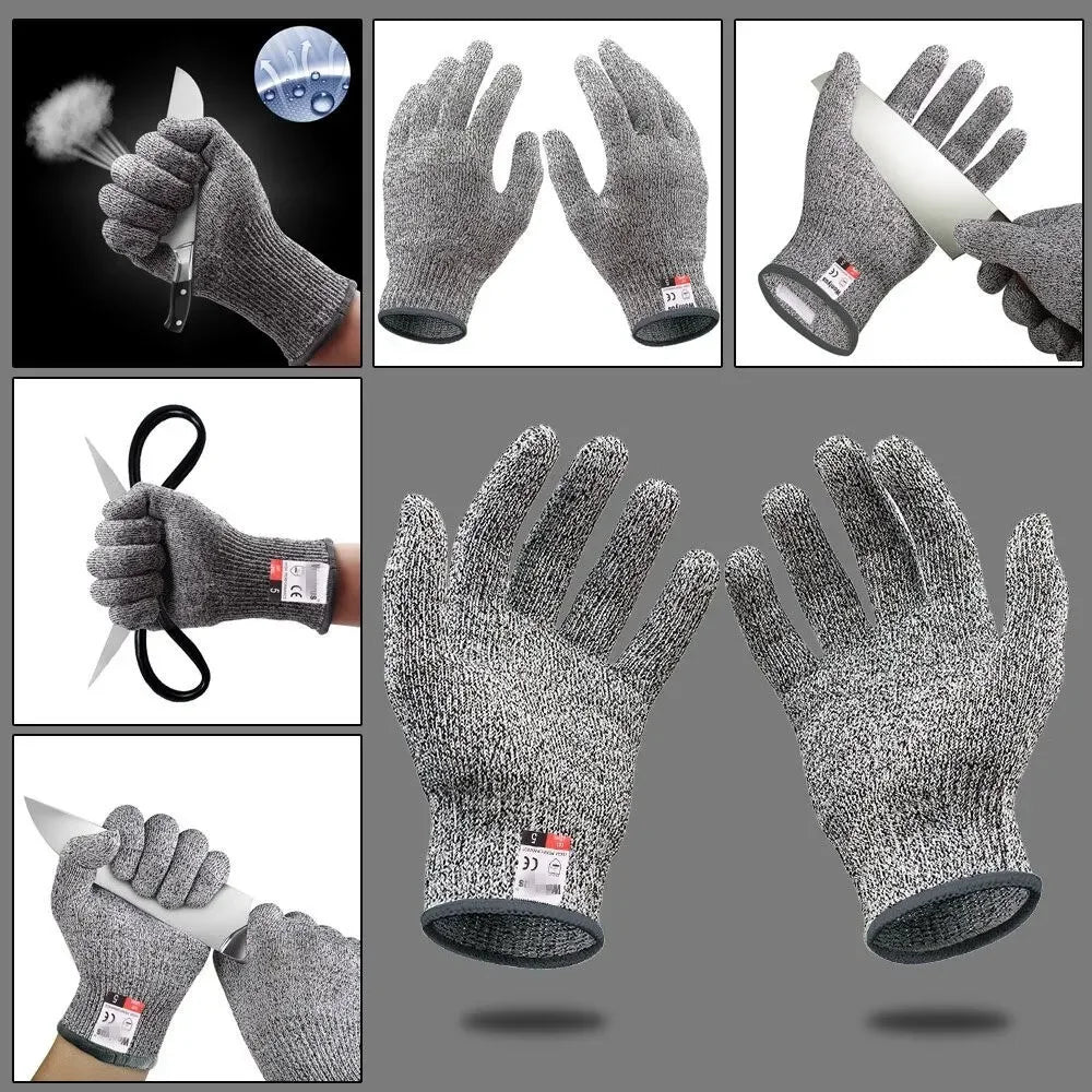 HPPE Protective Gloves for Glass Cutting, Scratch Resistance & Safety