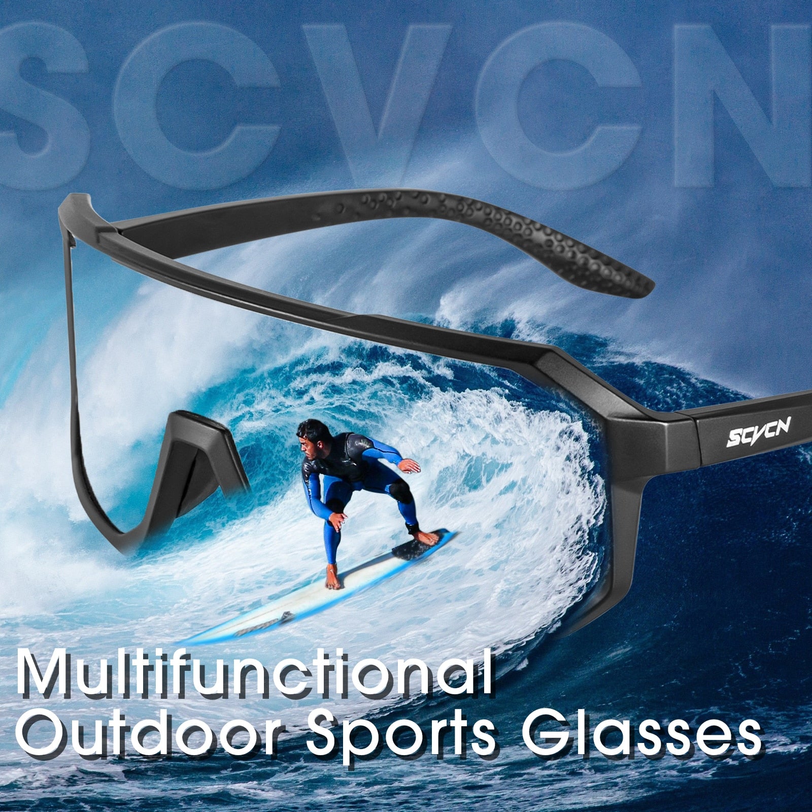 SCVCN Cycling Sunglasses Bike Mountain Driving Glasses Outdoor Sports - enoughdream.com
