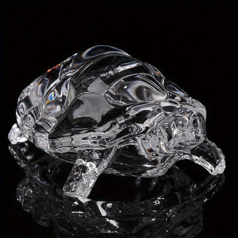 Crystal Turtle Figurine Miniature Tortoise Statue