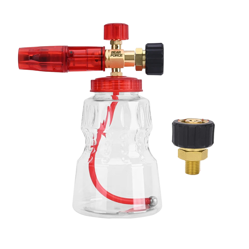 Foaming sprayer car wash