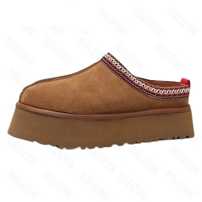 Chelsea Ankle Snow Boots Women Winter 2023 New Brand Fur Short Plush - enoughdream.com