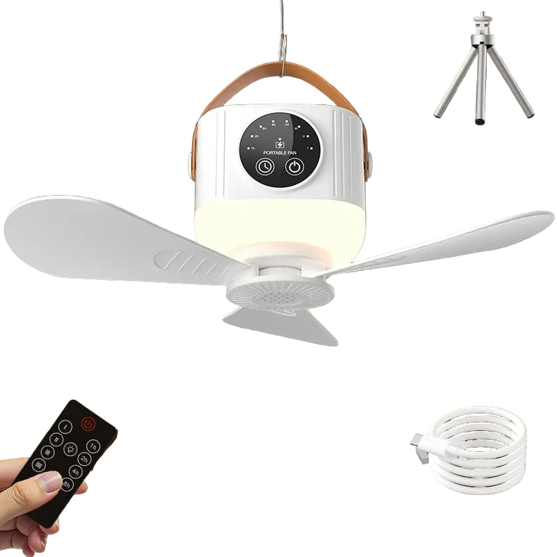 Plug-in LED Lamp Remote Control 7200mAh for Bedroom Camping