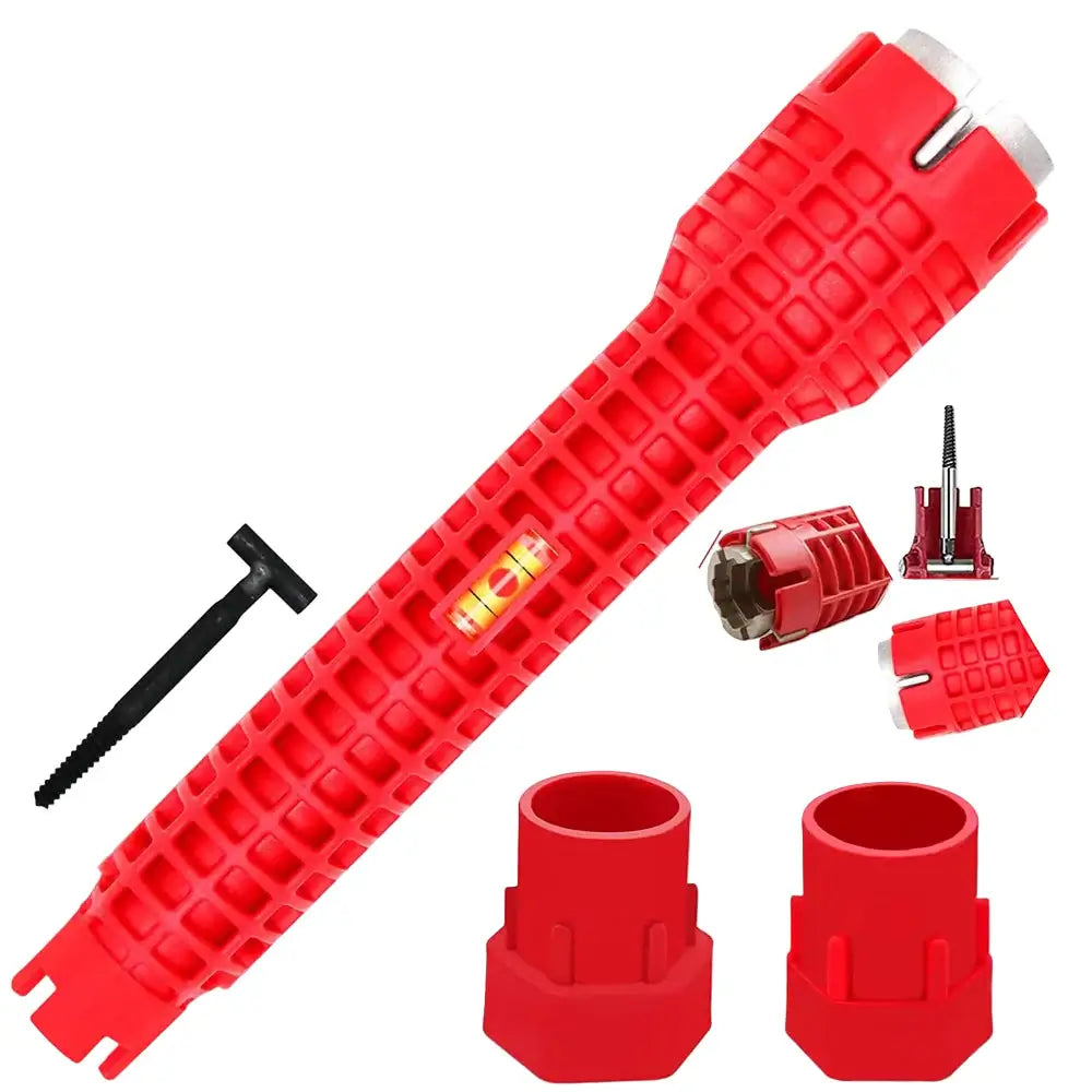 Three-head sink wrench 8 in 1 screw removal socket wrench