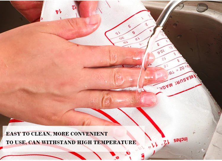 Unior 1 pcs silicone cooking mat kneading dough pad pizza bolo