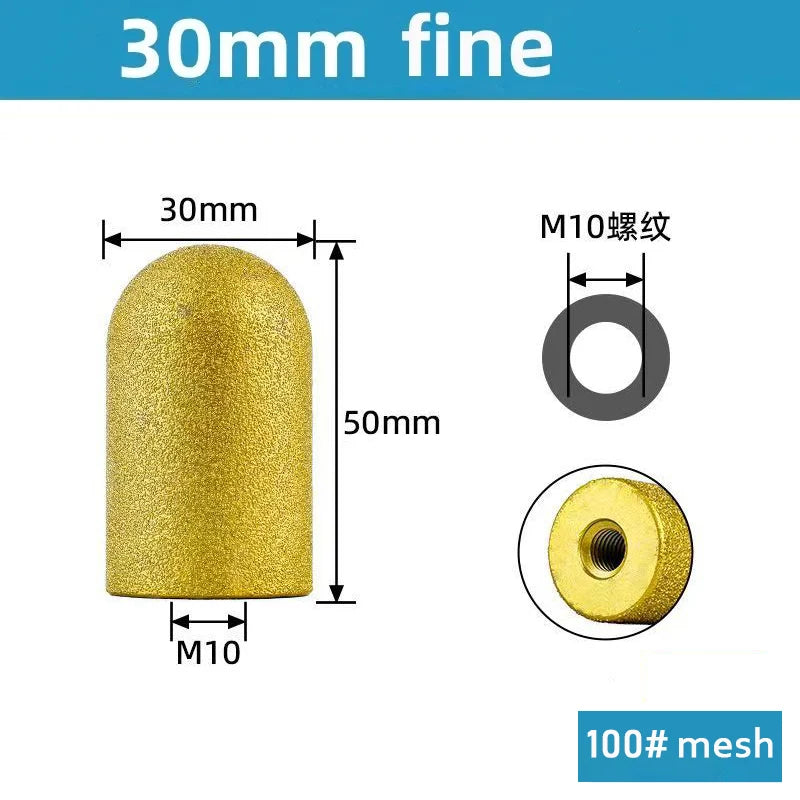 Diamond Brazed Grinding Wheel Finger Bit Abrasive for Quartz