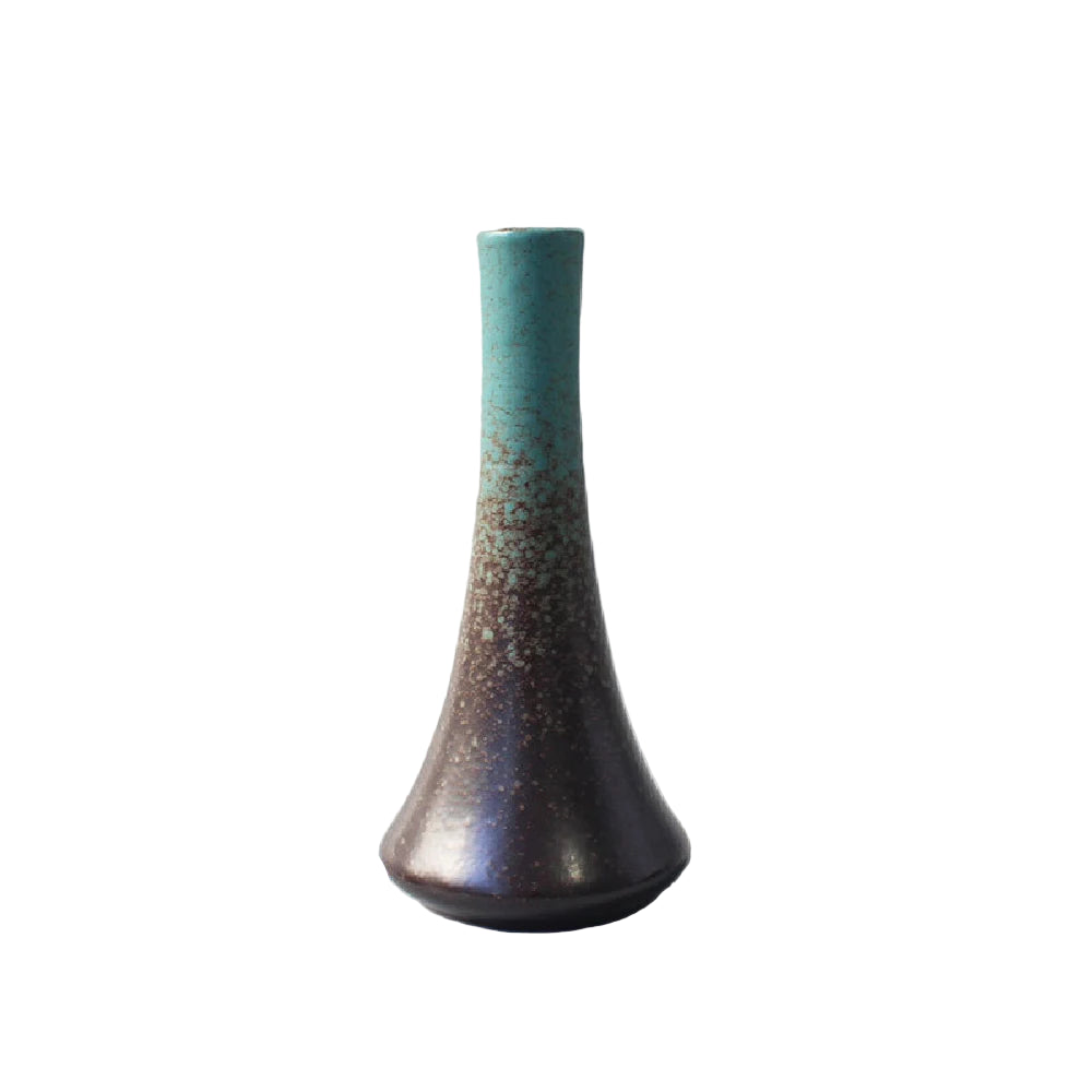 Ceramic small vase black small - vase simple Japanese decoration