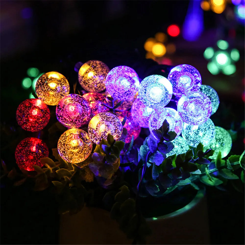 LED Solar String Lights Outdoor Waterproof Garden Decoration