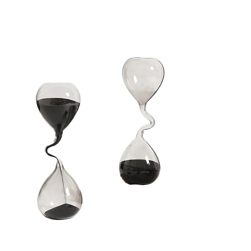 Hourglass curve design - black modern style