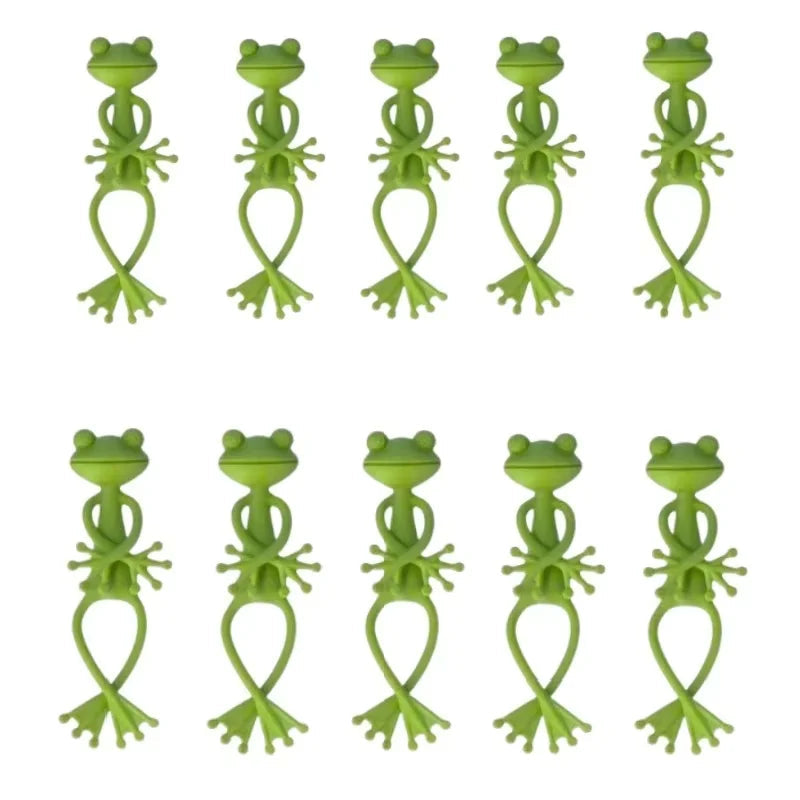 Frog Shaped Plant Tie Reusable Cable Wire Garden Plant