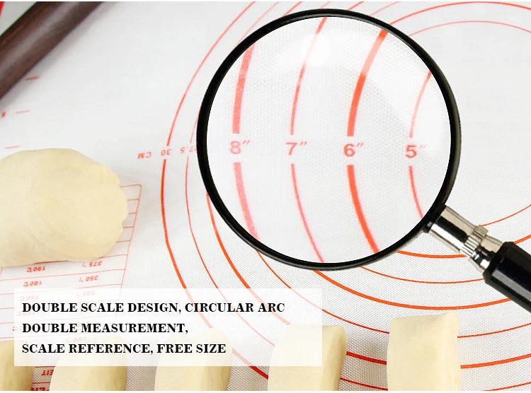 Unior 1 pcs silicone cooking mat kneading dough pad pizza bolo