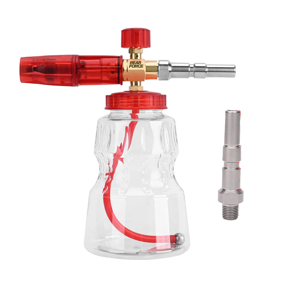 Foaming sprayer car wash