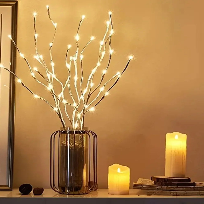 White Birch Branch Light LED - Party Wedding Decoration Twig Outdoor Lights