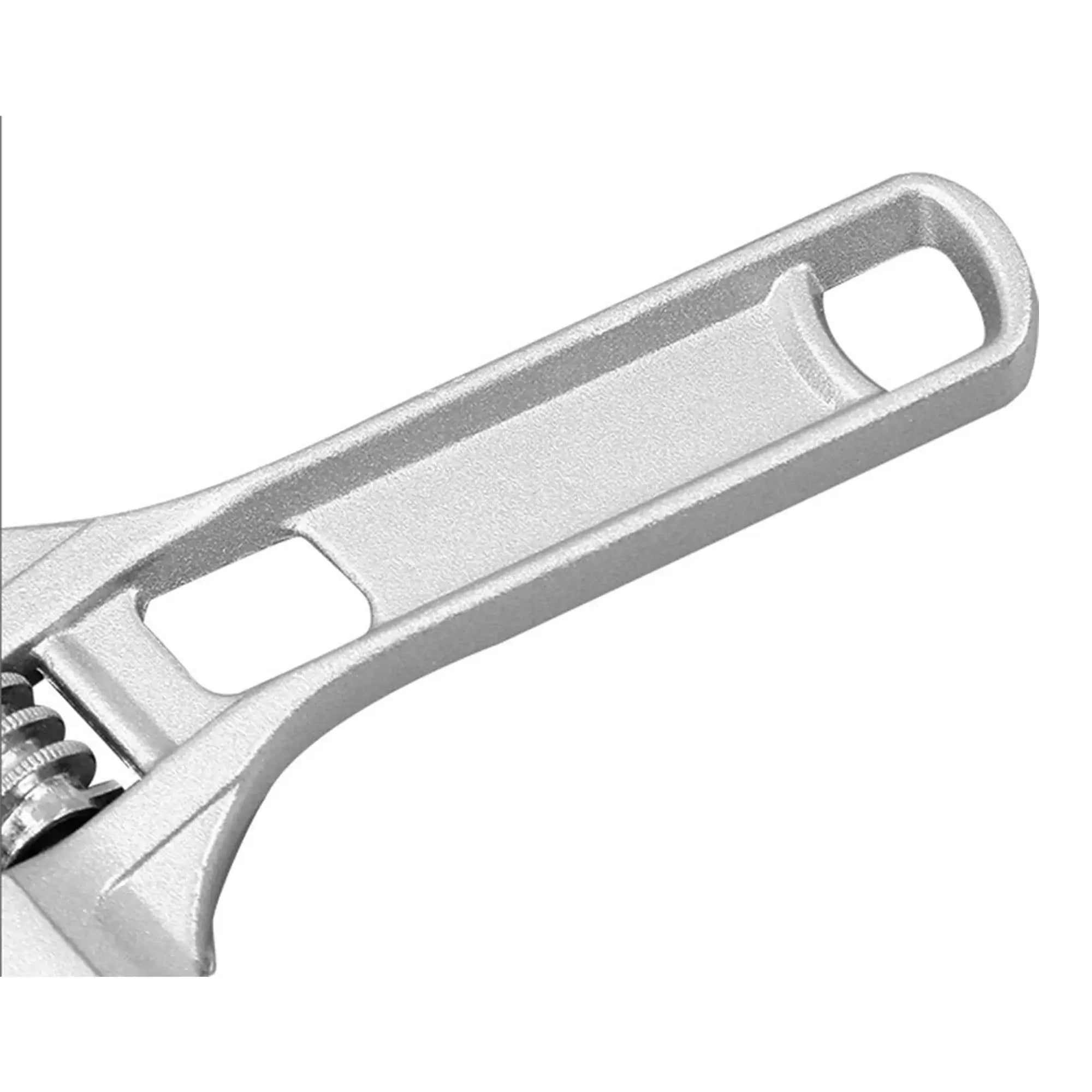 Multifunctional universal wrench for removing pipe nuts and bolts.