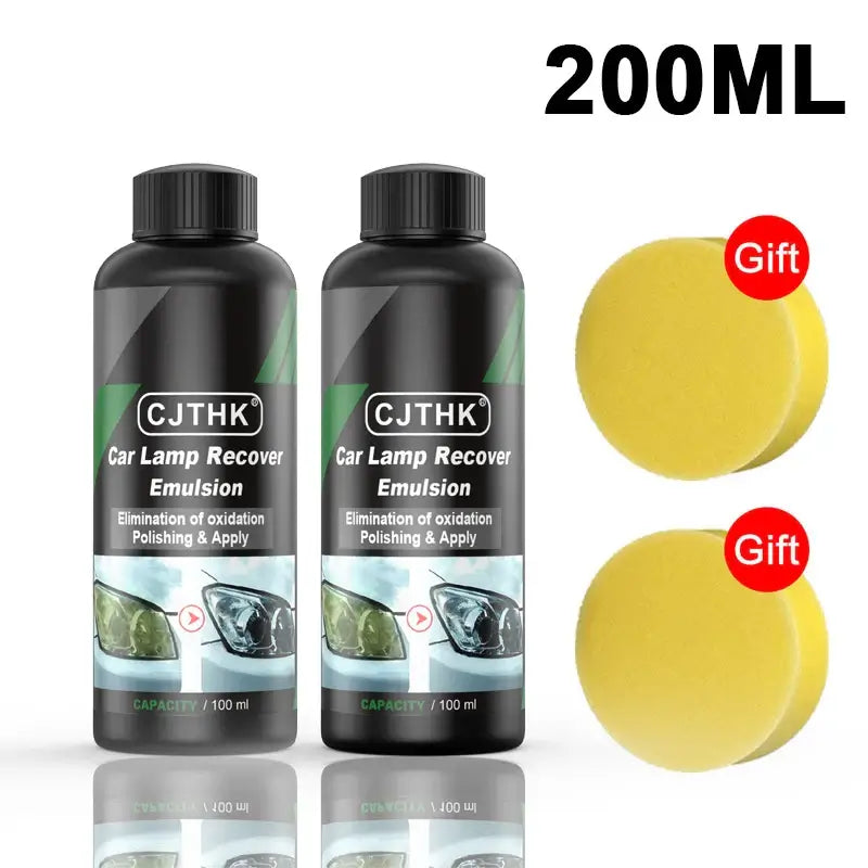 Car Headlight Restoration Polishing Kits - Paste Remove Oxidation Headlight Polish Liquid