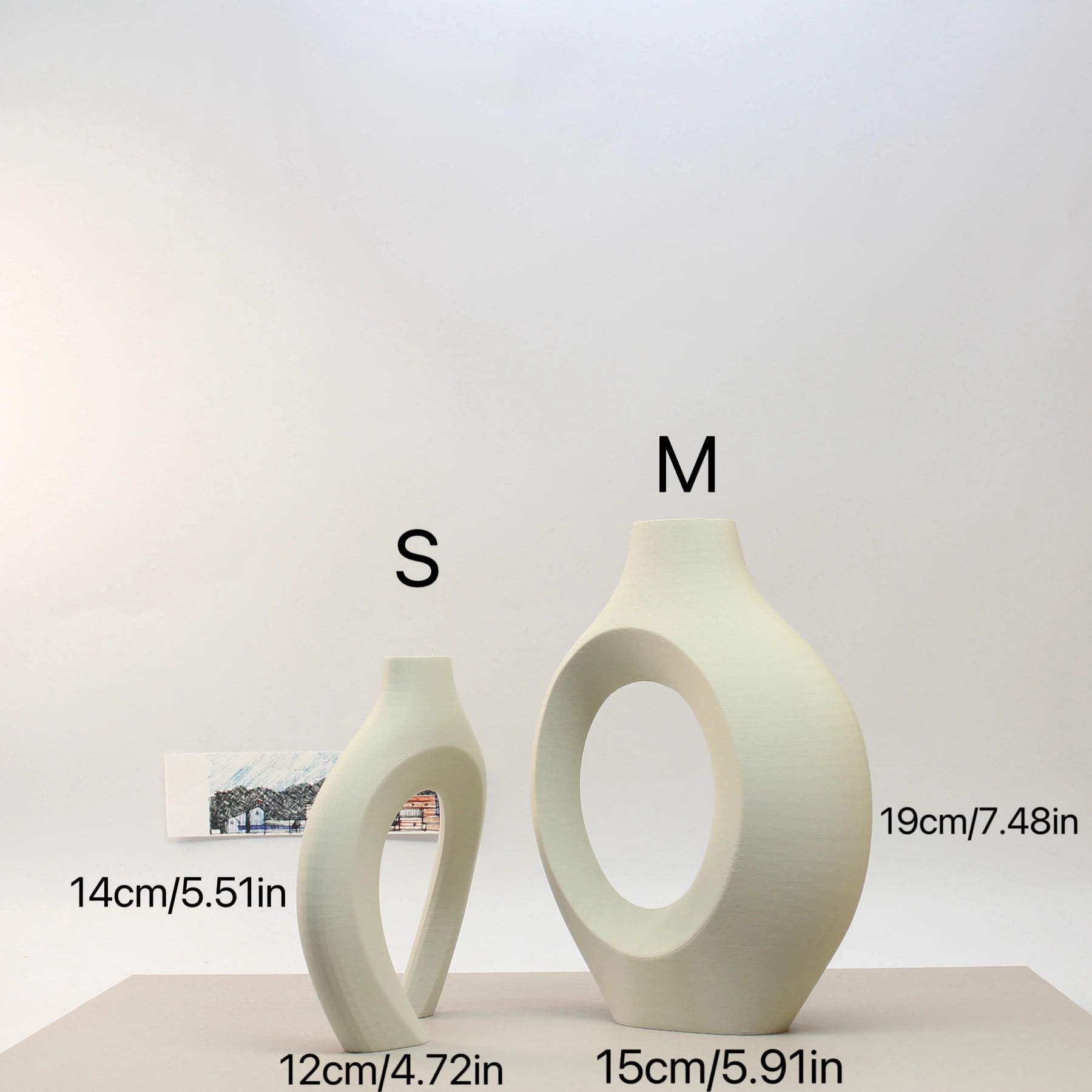 A Set of Hugging Vase Ornaments - Home Decoration Ornaments Vase