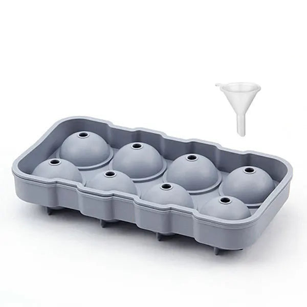 Large spherical gel shapes with a size of 4/8 for easy insertion and removal.