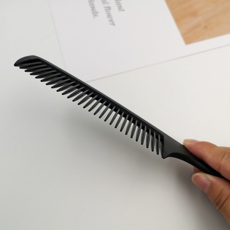 Comb Plastic Barber Comb Black - enoughdream.com