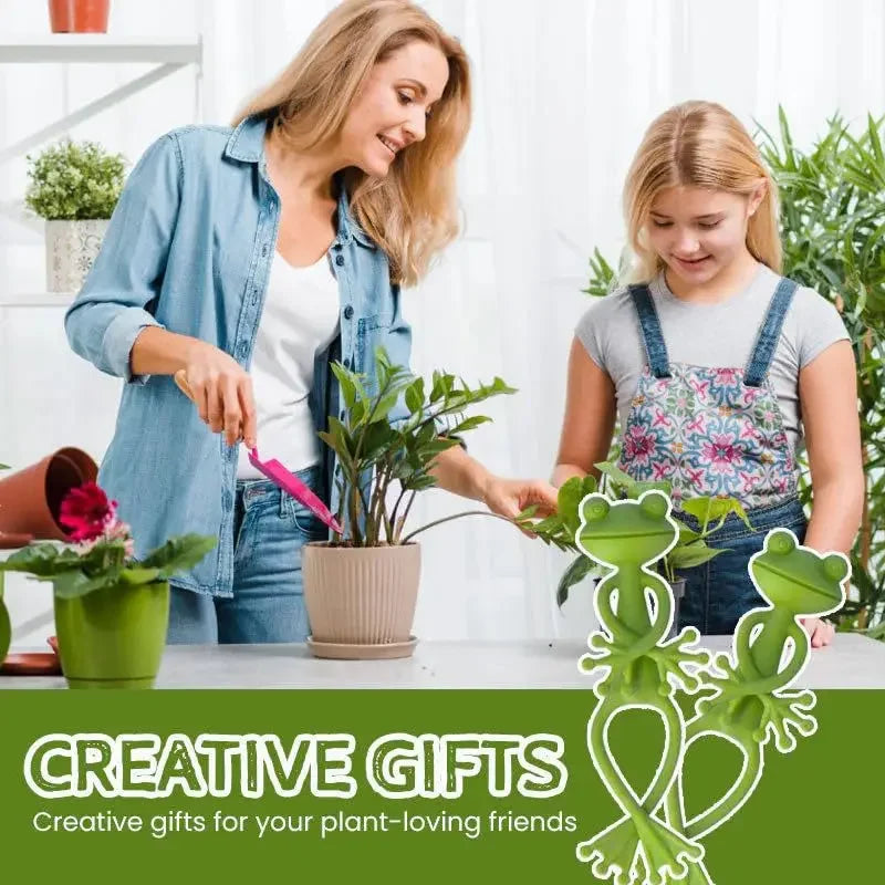 Frog Shaped Plant Tie Reusable Cable Wire Garden Plant