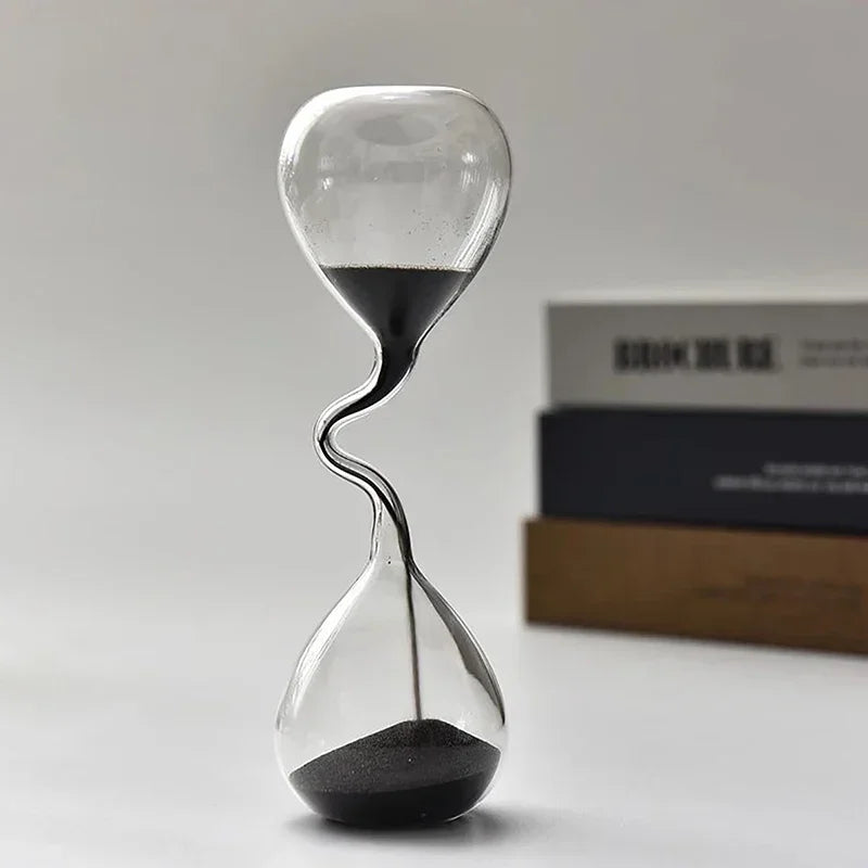 Hourglass curve design - black modern style