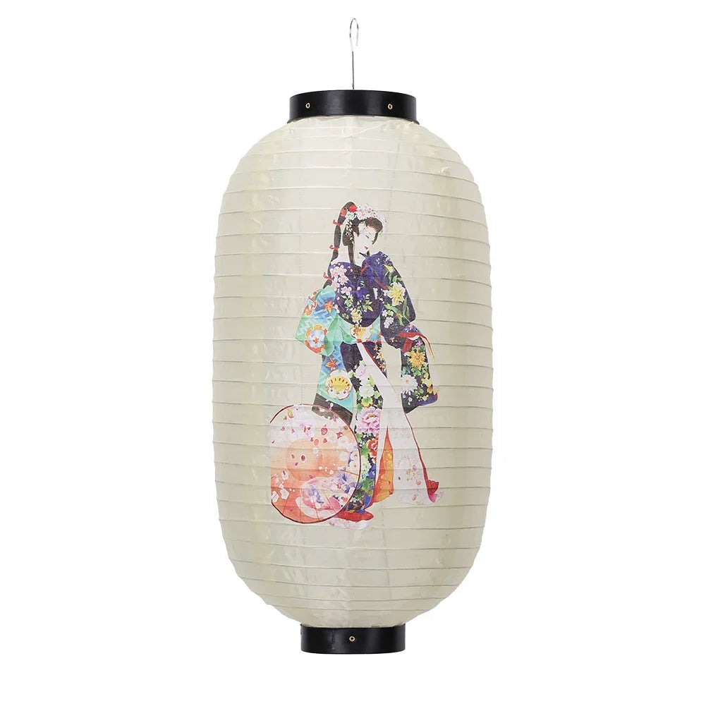 Japanese Lantern Waterproof Traditional Decoration 10 Inch