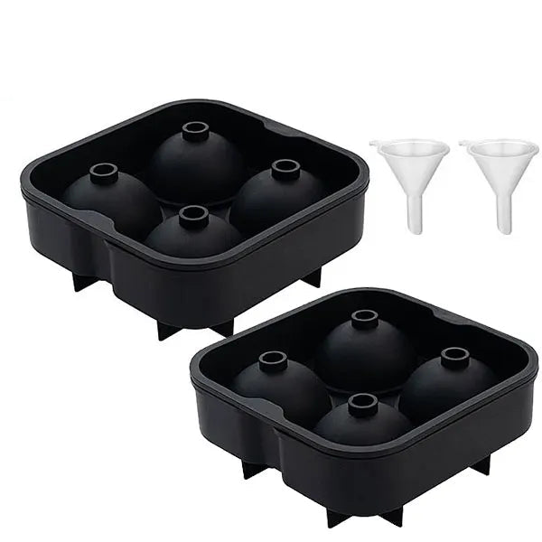 Large spherical gel shapes with a size of 4/8 for easy insertion and removal.