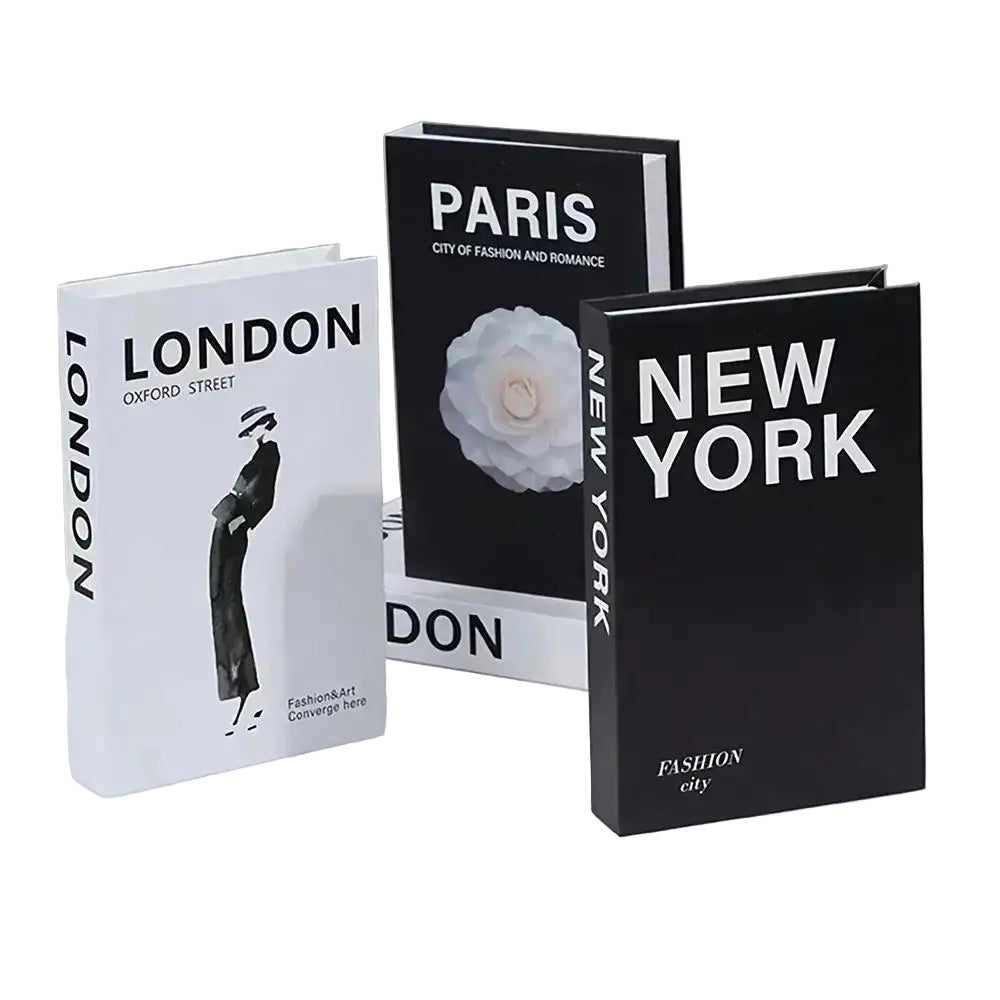Modern Foldable Fake Book City - Desktop Ornaments for Home Decor