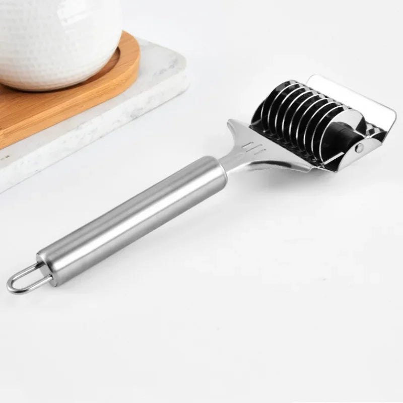 Manual Stainless Steel Spaghetti Cutter Macaroni Dough Machine