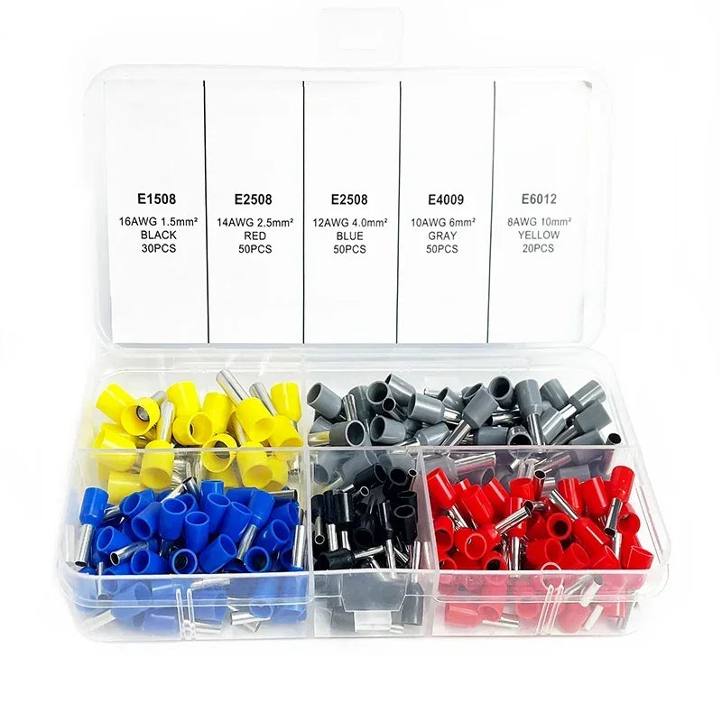 Electrical Tube Insulated Terminal VE Tubular Crimp Terminals