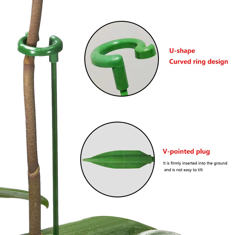 Plastic Plant Supports Flower Stand Reusable Protection Fixing