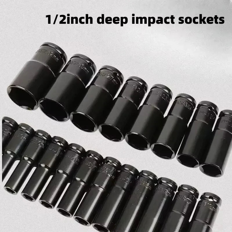 Drive Deep Socket Set Wrench for Air Pneumatic Repair Tools