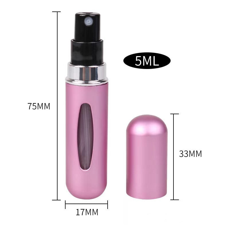 5ml Perfume Refill Bottle Portable Mini Refillable Spray - enoughdream.com