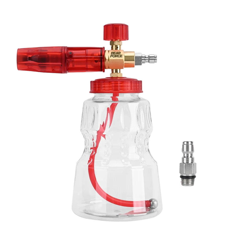 Foaming sprayer car wash