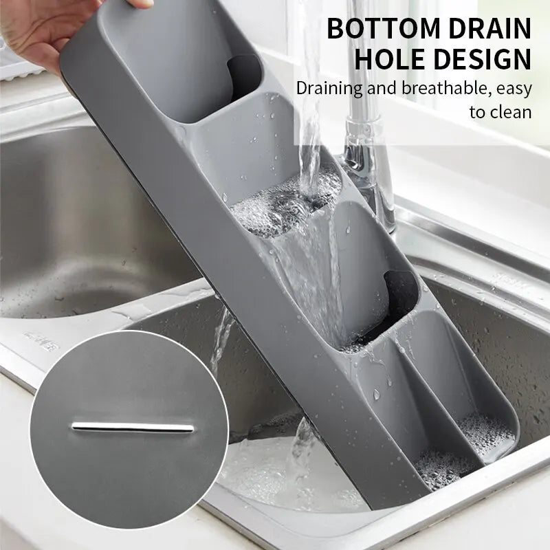 Talheres organizer tray for kitchen drawer holder pots colheres and hooks container for tempera jars