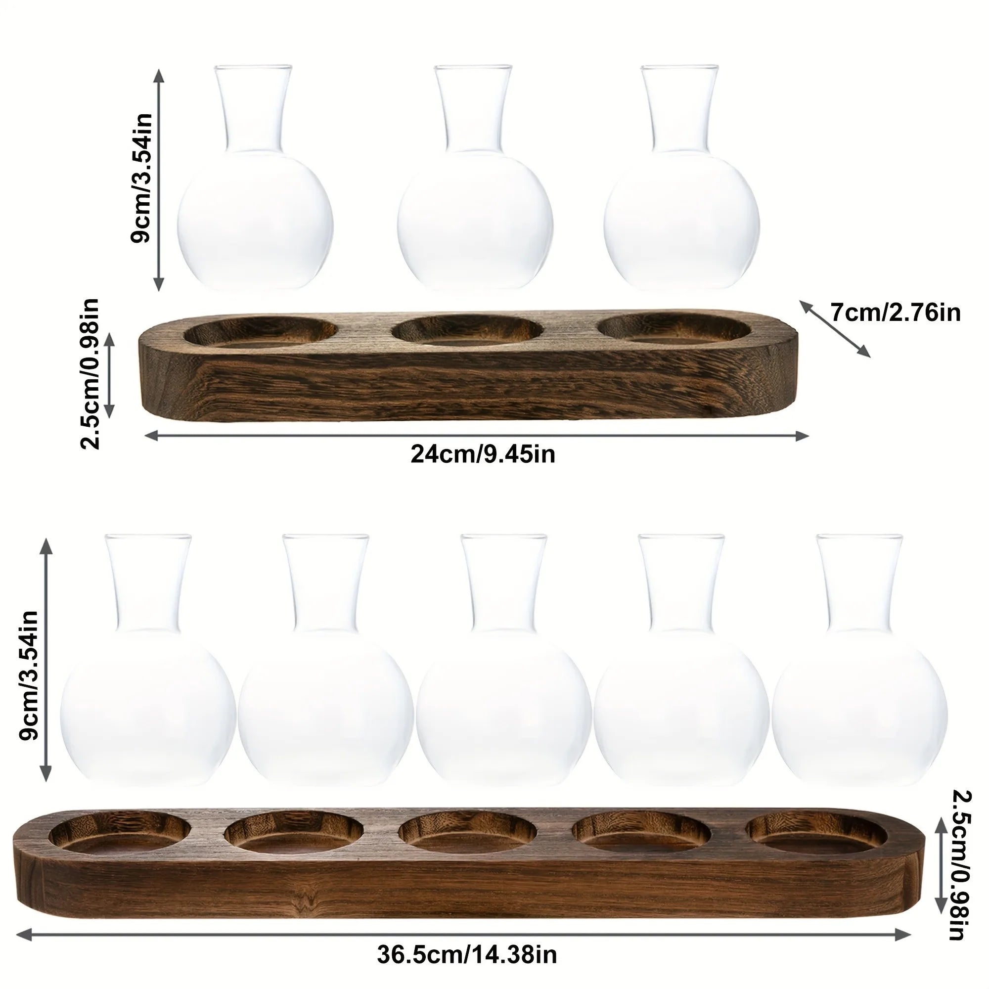 Hydroponic Vase for Indoor Propagation Station Decor