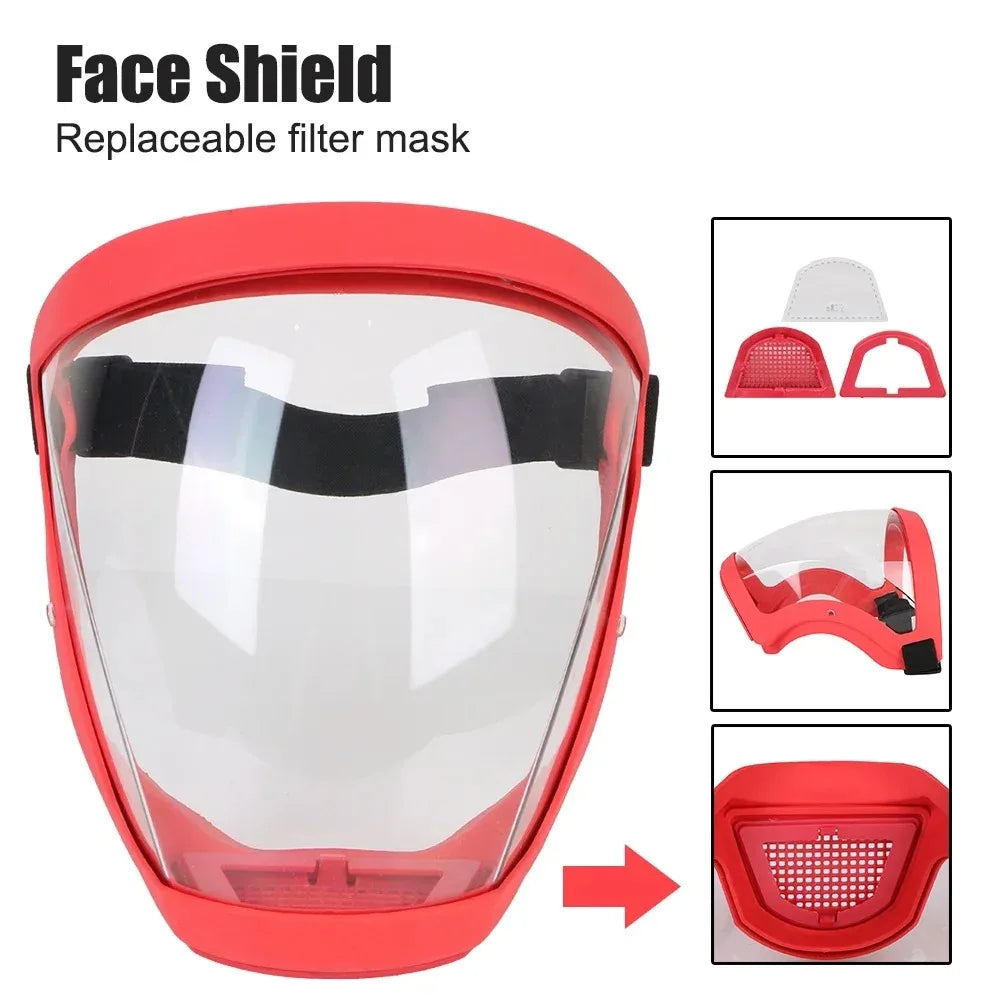 Face Shield Mask Transparent Head Eye Safety Protective Tools