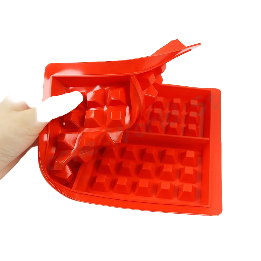 Round square silicone mold for waffle pancake cooking tools
