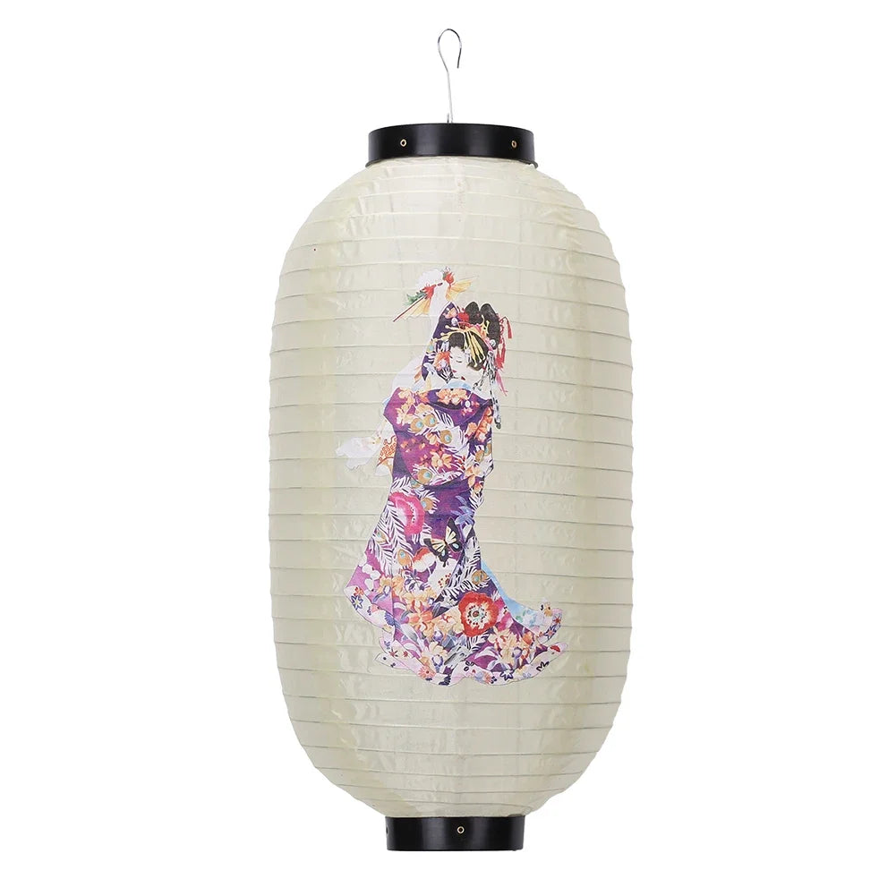 Japanese Lantern Waterproof Traditional Decoration 10 Inch