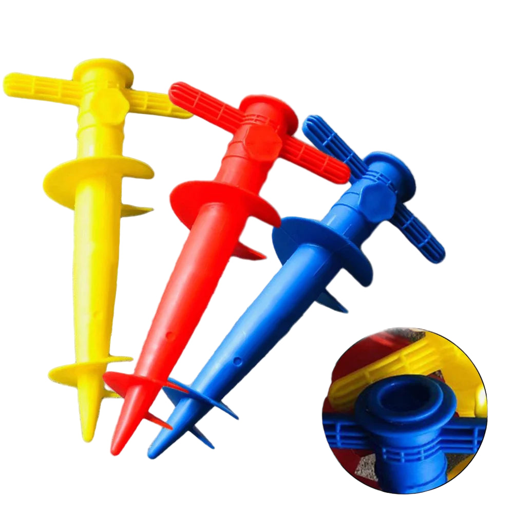 Fixing Tools Anchor Stand Spike Auger Keep Holder Garden Access