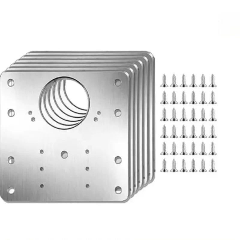 Cabinet Hinge Repair Plate Kit with Screw Furniture Drawer Tools