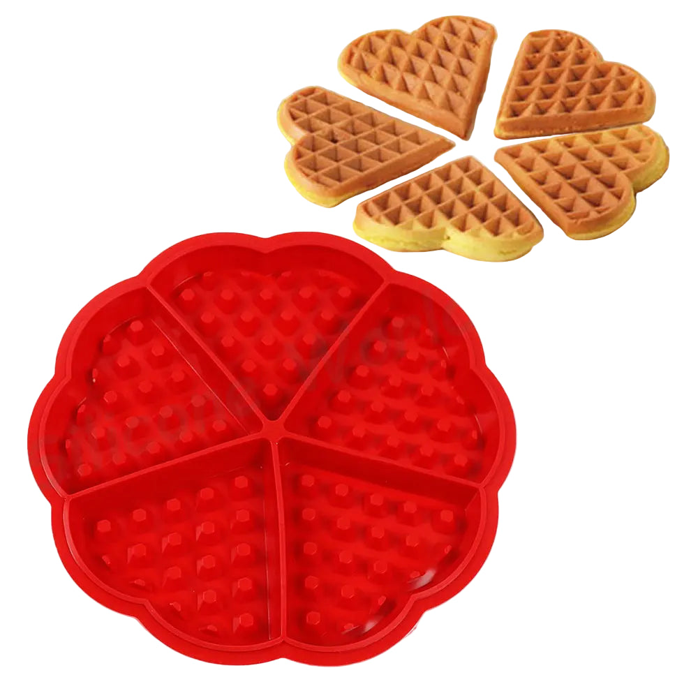Round square silicone mold for waffle pancake cooking tools