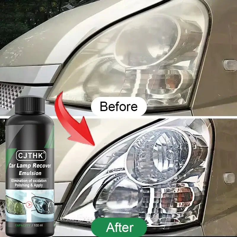 Car Headlight Restoration Polishing Kits - Paste Remove Oxidation Headlight Polish Liquid